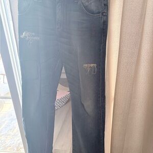 Women's Black Flare Jeans